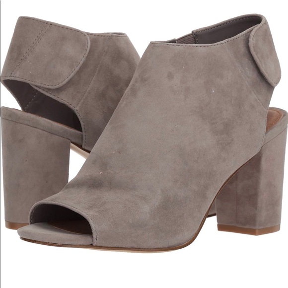 Steve Madden open toe suede sling back booties - Picture 1 of 8